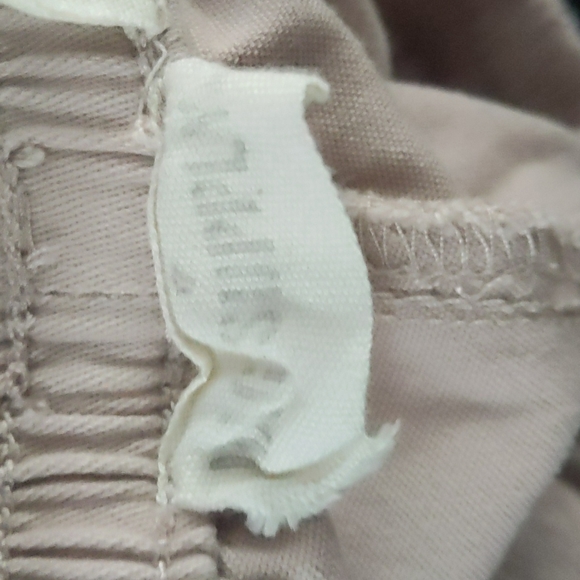 High Waisted Tan Cloth Shorts - Picture 2 of 2